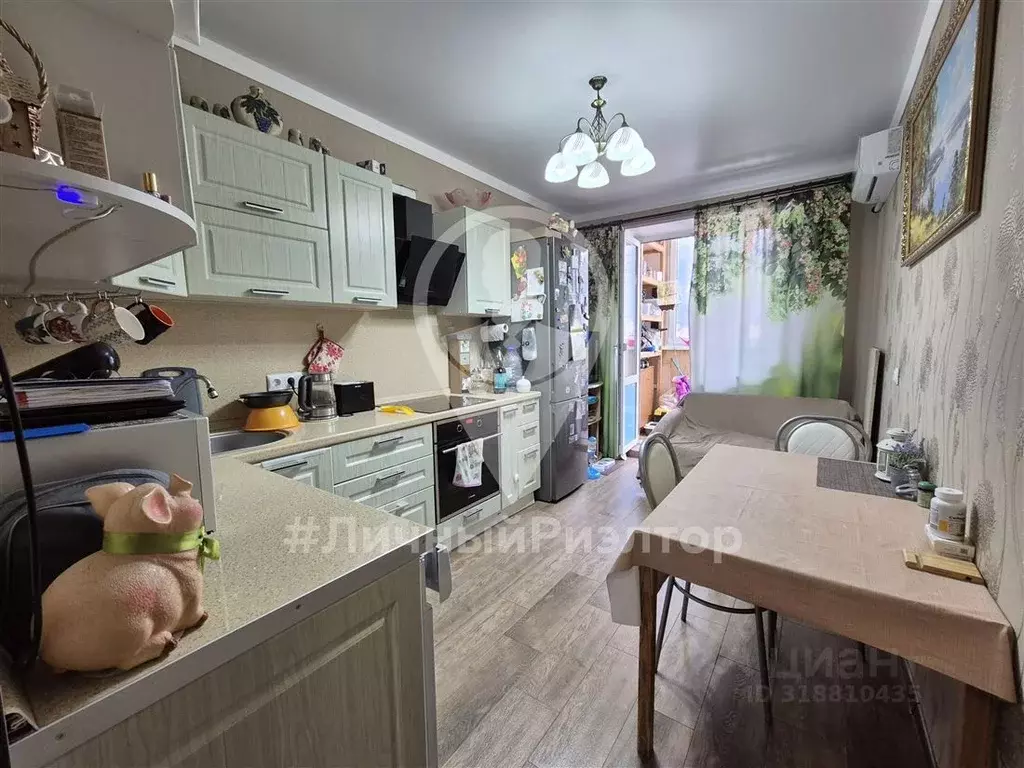 1-к кв. Краснодарский край, Краснодар Музыкальный мкр, ул. Имени ... - Фото 0
