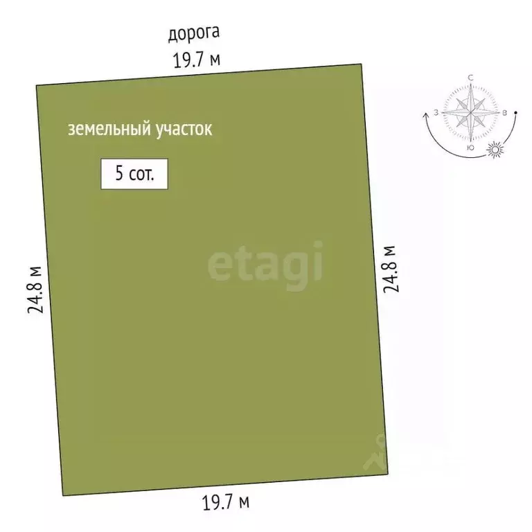 Участок в Тюменская область, Нижнетавдинский муниципальный округ, ... - Фото 1