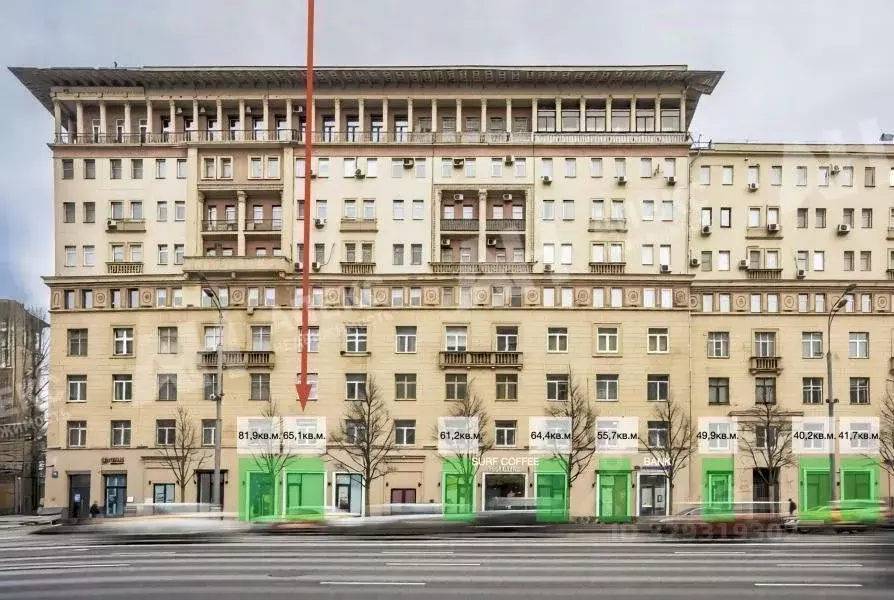 Помещение свободного назначения в Москва ул. Земляной Вал, 25 (65 м) - Фото 1