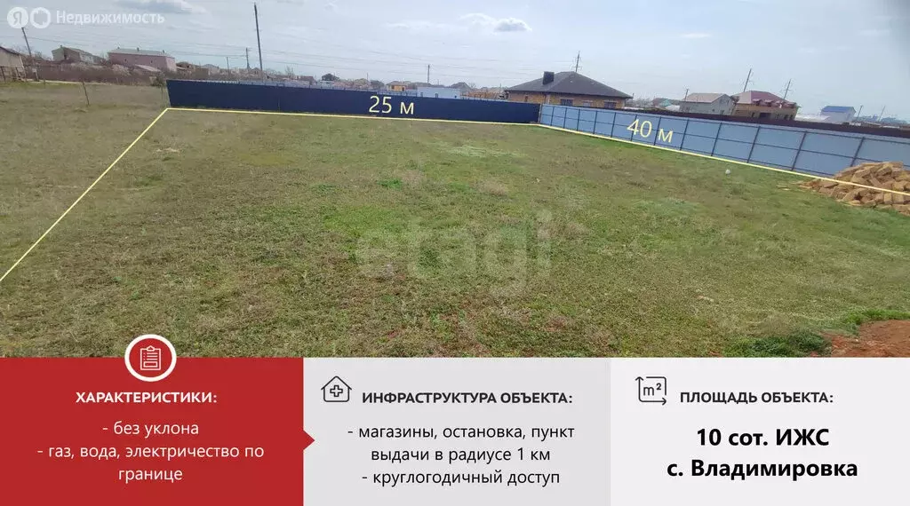 Участок в Сакский район, Лесновское сельское поселение, село ... - Фото 2