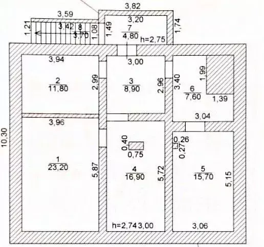 Дом в Чувашия, Чебоксары ул. Циолковского, 13 (261 м) - Фото 2