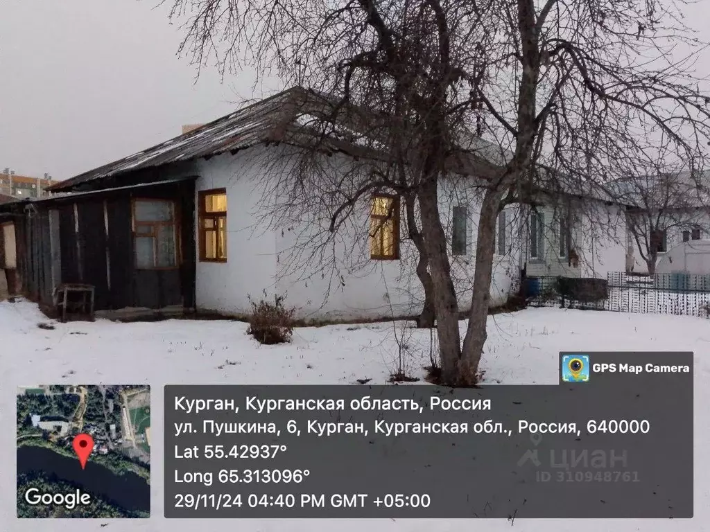 2-к кв. Курганская область, Курган ул. Пушкина, 6 (52.0 м) - Фото 1