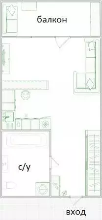 Квартира-студия: Реутов, Носовихинское шоссе, 43 (32 м) - Фото 0