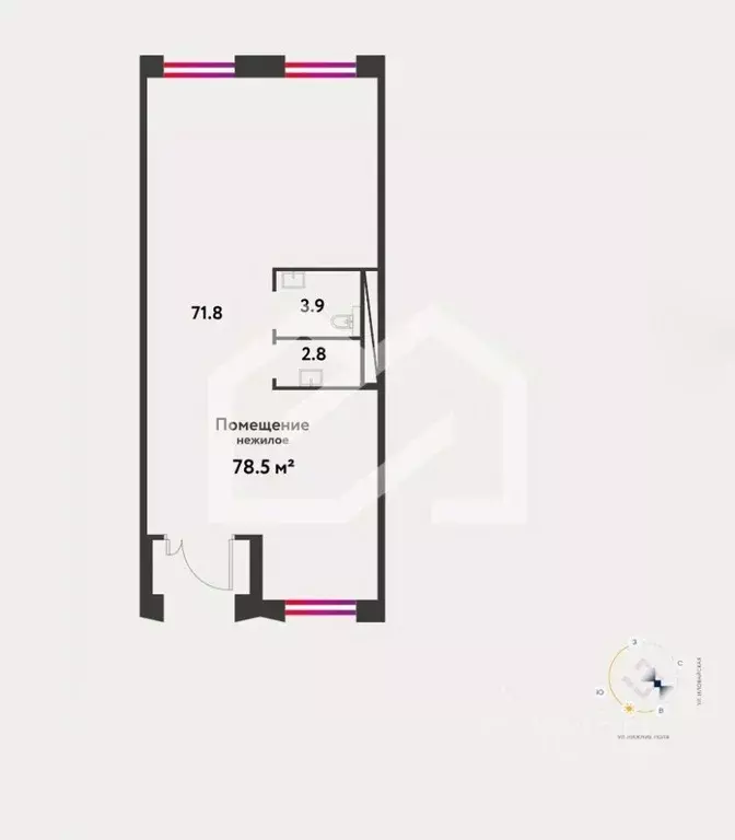 Помещение свободного назначения в Москва Иловайская ул., 3С17 (79 м) - Фото 2