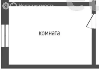 1к в -комнатной квартире (16.5 м) - Фото 1
