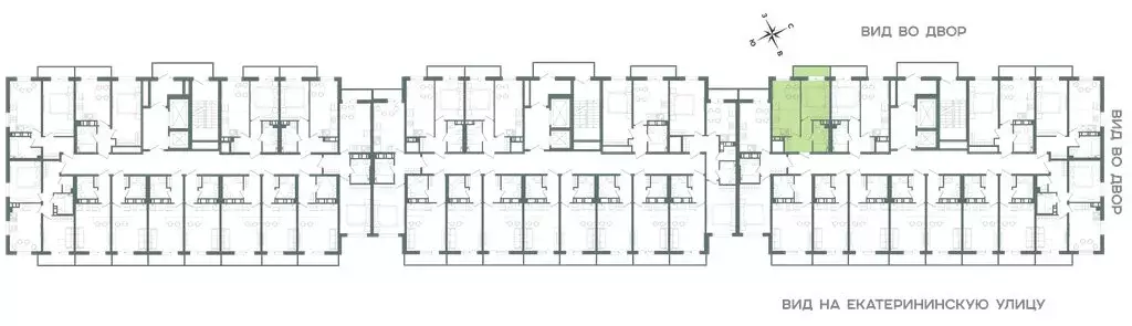 1-комнатная квартира: Мурино, Екатерининская улица, 11 (30.2 м) - Фото 1