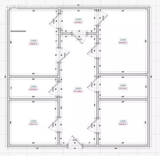 Дом в Малгобек, переулок Бериславского (570 м) - Фото 1