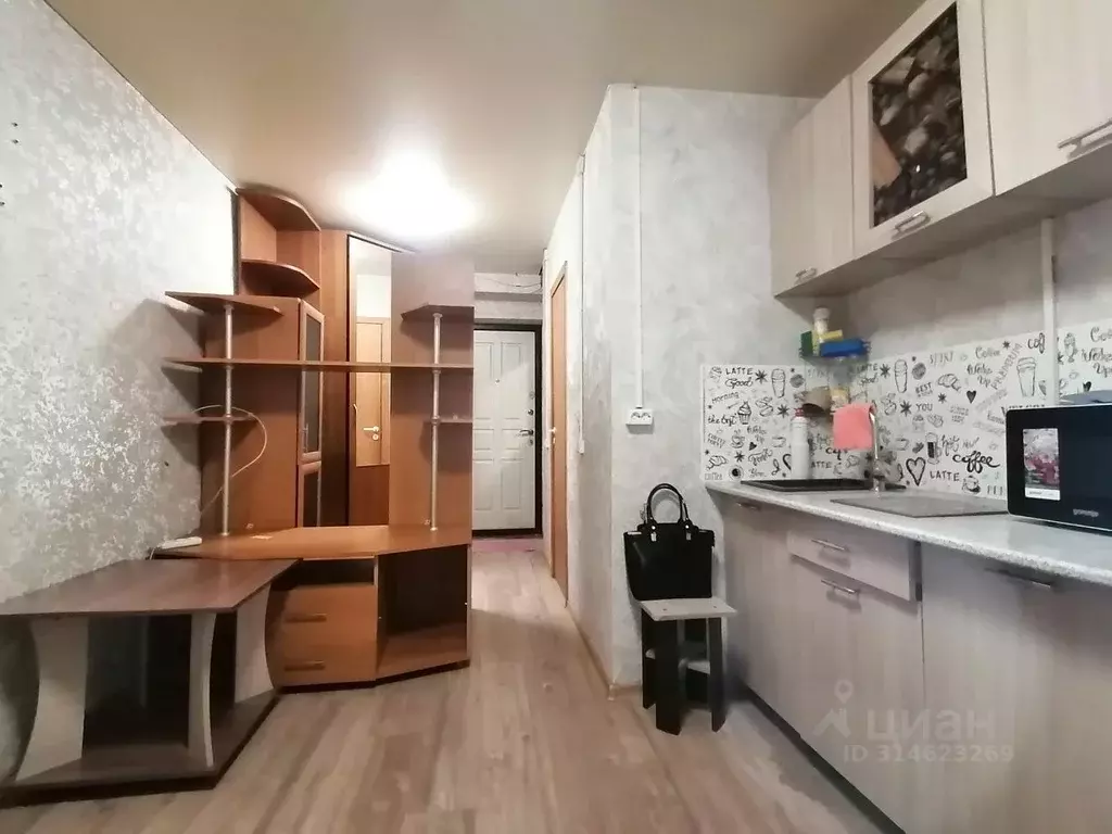 Студия Кемеровская область, Новокузнецк ул. 40 лет ВЛКСМ, 32 (16.0 м) - Фото 1