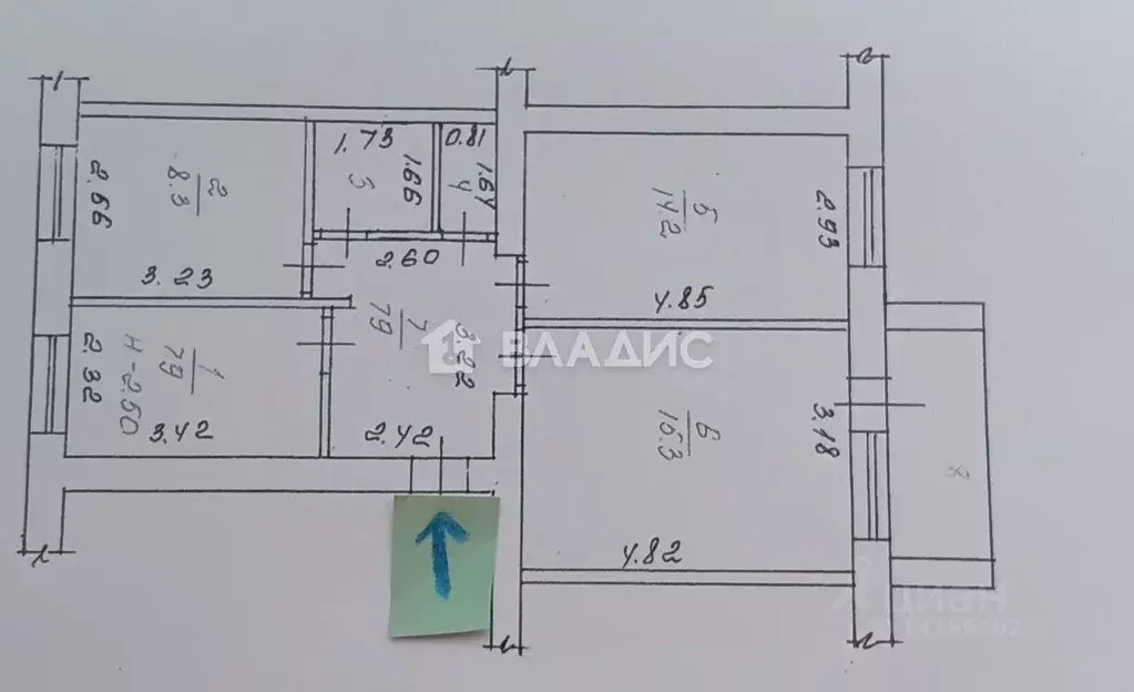 3-к кв. Белгородская область, Белгородский район, Разумное рп ул. ... - Фото 2