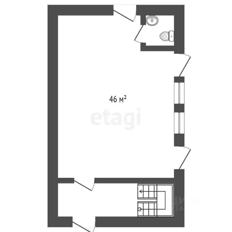 Помещение свободного назначения в Брянская область, Брянск ул. ... - Фото 2