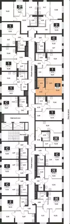 Квартира-студия: Екатеринбург, улица Академика Ландау, 35 (26.6 м) - Фото 1