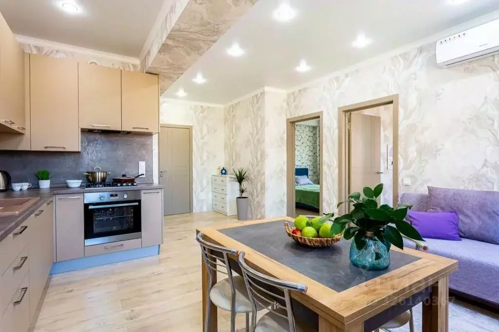 1-к кв. Краснодарский край, Сочи Мамайка мкр, ул. Волжская, 34/3 (50.0 ... - Фото 2