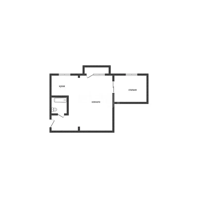 2-комнатная квартира: Бийск, переулок Николая Липового, 59/2 (45.4 м) - Фото 1