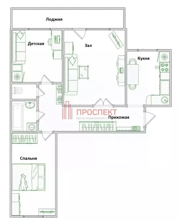3-к кв. Пензенская область, Пенза ул. 8 Марта, 17 (63.8 м) - Фото 2