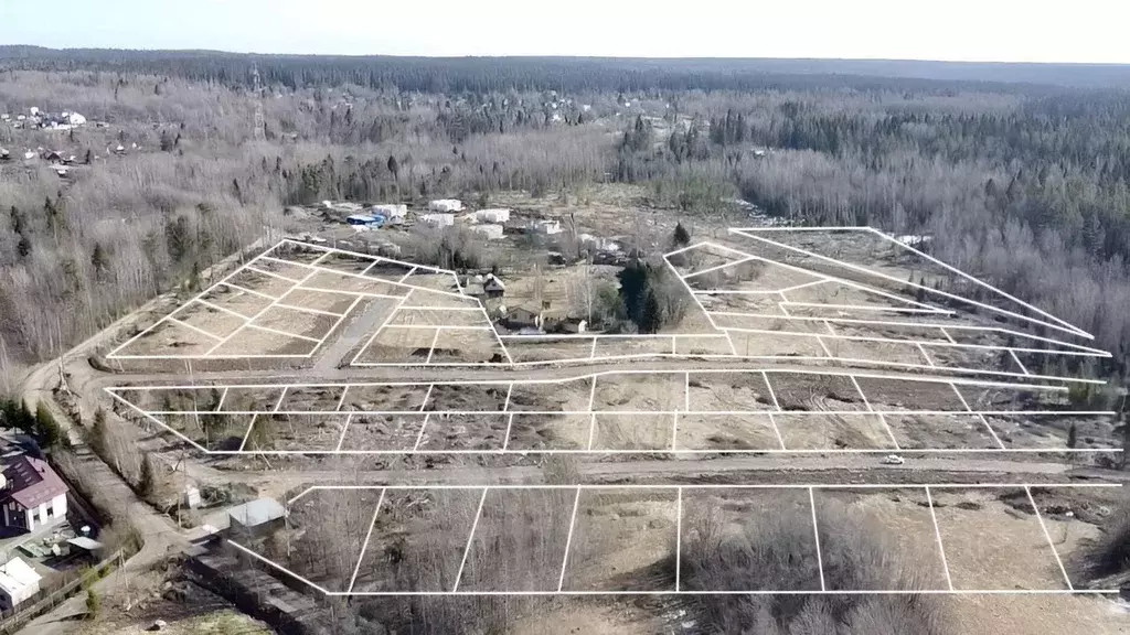 участок в ленинградская область, приозерский район, сосновское с/пос, . - Фото 1