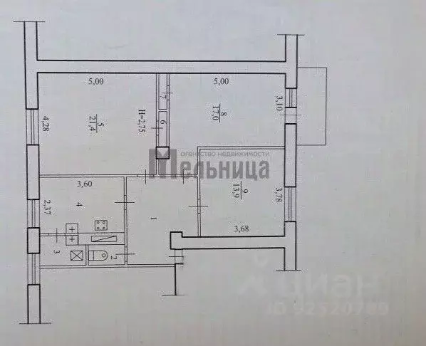 Комната Волгоградская область, Волгоград ул. Борьбы, 6 (17.0 м) - Фото 2