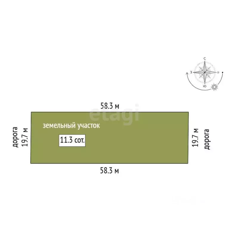 Участок в Крым, Симферопольский район, Трудовское с/пос, Пневматика-2 ... - Фото 2