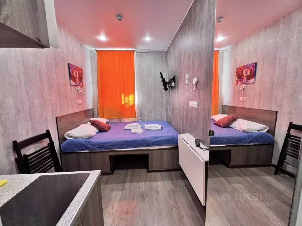 Студия Санкт-Петербург ул. Черняховского, 52 (13.6 м) - Фото 1