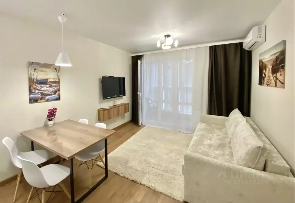 Студия Краснодарский край, Анапа Анапское ш., 18к2 (28.0 м) - Фото 1