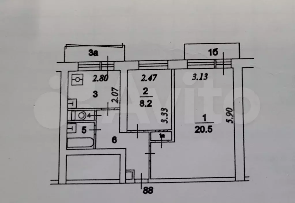 2-к. квартира, 45 м, 13/14 эт. - Фото 0