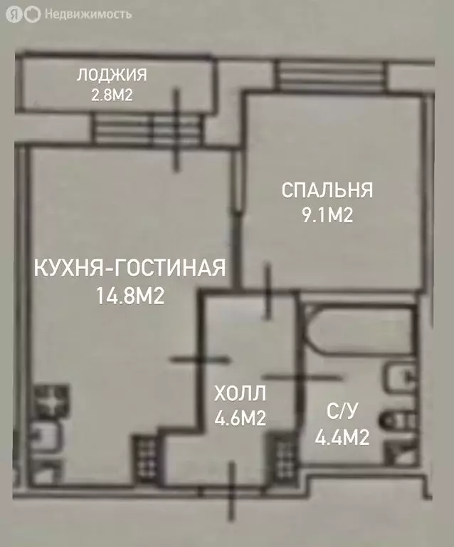 1-комнатная квартира: Санкт-Петербург, Ивинская улица, 9 (35 м) - Фото 0