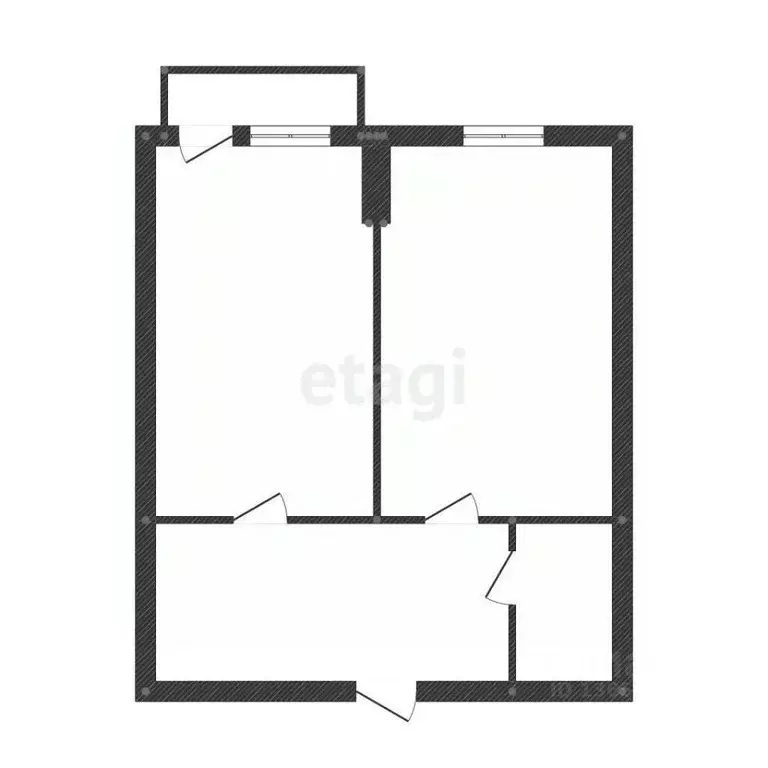 1-к кв. Иркутская область, Иркутск бул. Постышева, 18 (33.4 м) - Фото 2