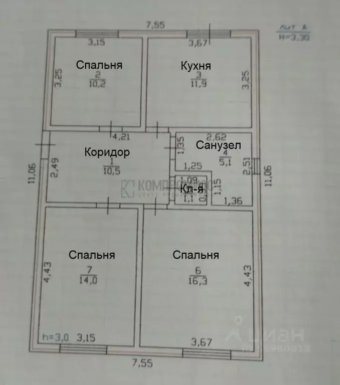 Дом в Краснодарский край, Северский район, Ильское городское ... - Фото 2