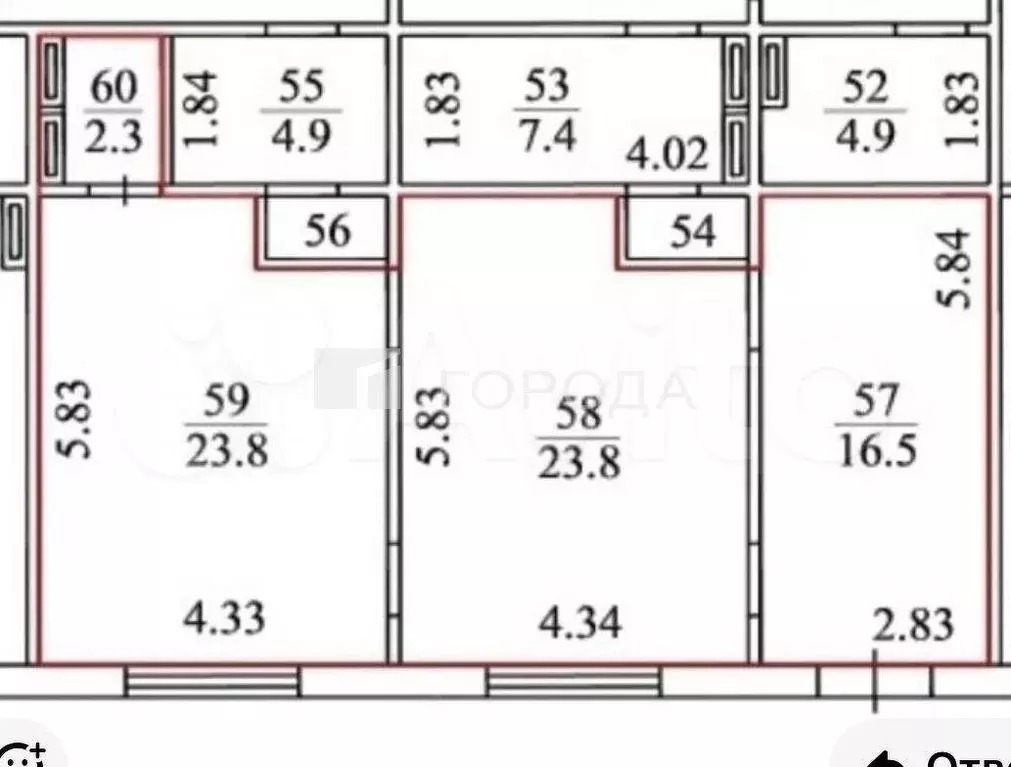 Продам помещение свободного назначения, 66.4 м - Фото 1