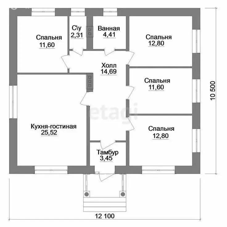 Дом в Тульская область, городской округ Тула, деревня Новая Знаменка, ... - Фото 1