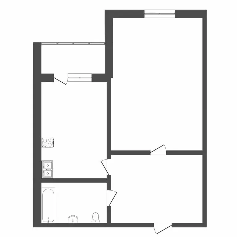 1-комнатная квартира: Тюмень, Севастопольская улица, 2к4 (52.1 м) - Фото 0