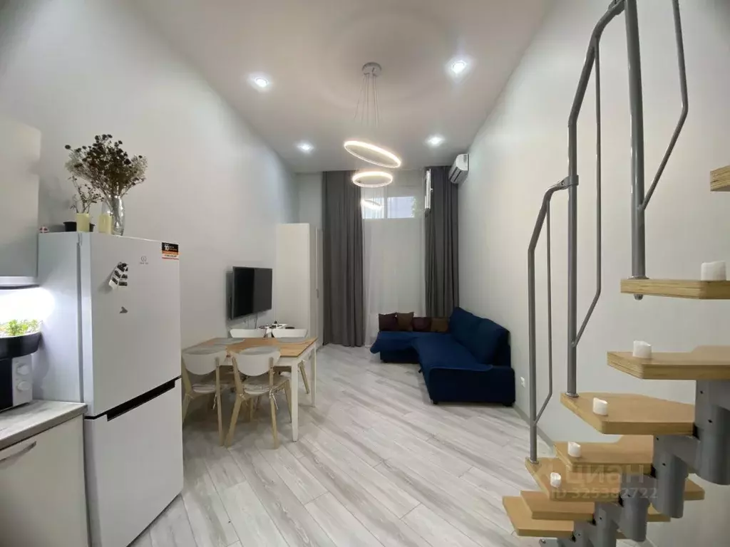 Студия Краснодарский край, Сочи Виноградная ул., 22/1Б (30.0 м) - Фото 2