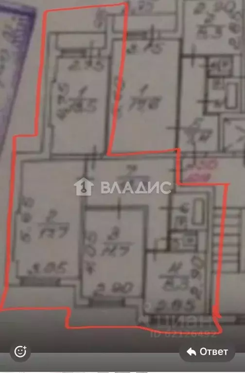 Квартира, 3 комнаты, 67 м - Фото 1