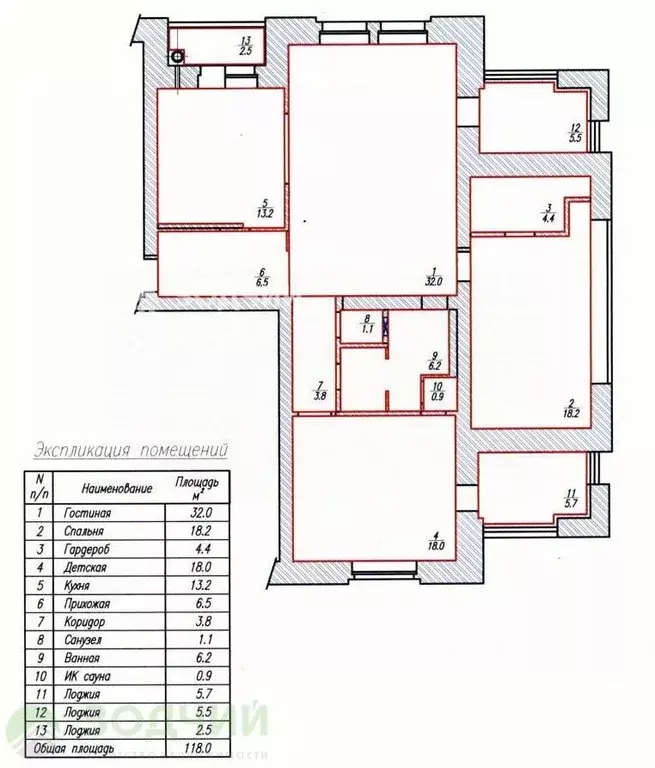 3-к кв. Чувашия, Чебоксары ул. Константина Иванова, 71 (103.4 м) - Фото 1