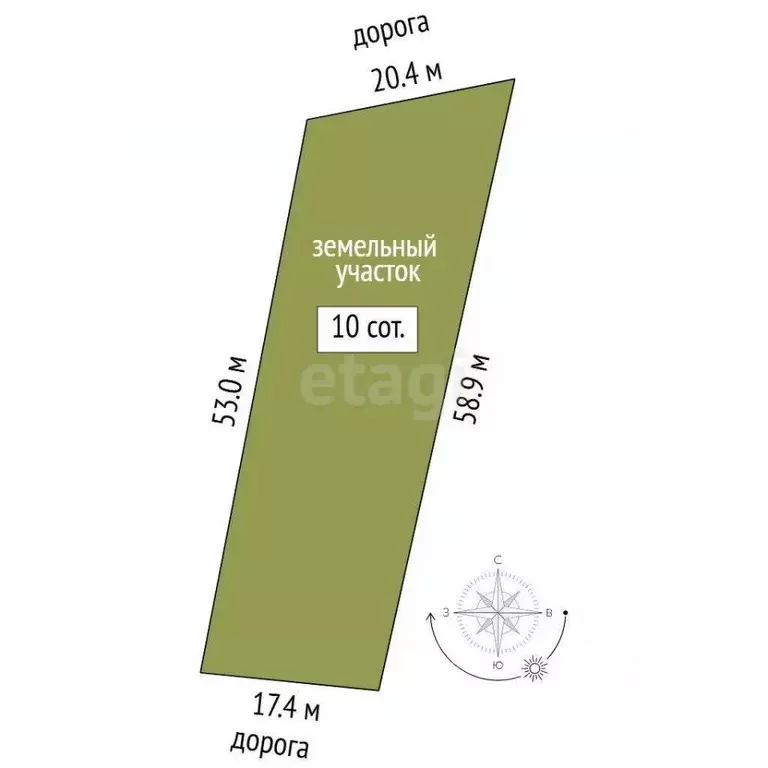 Участок в Тюменская область, Тюменский муниципальный округ, Дачи Хюгге ... - Фото 2