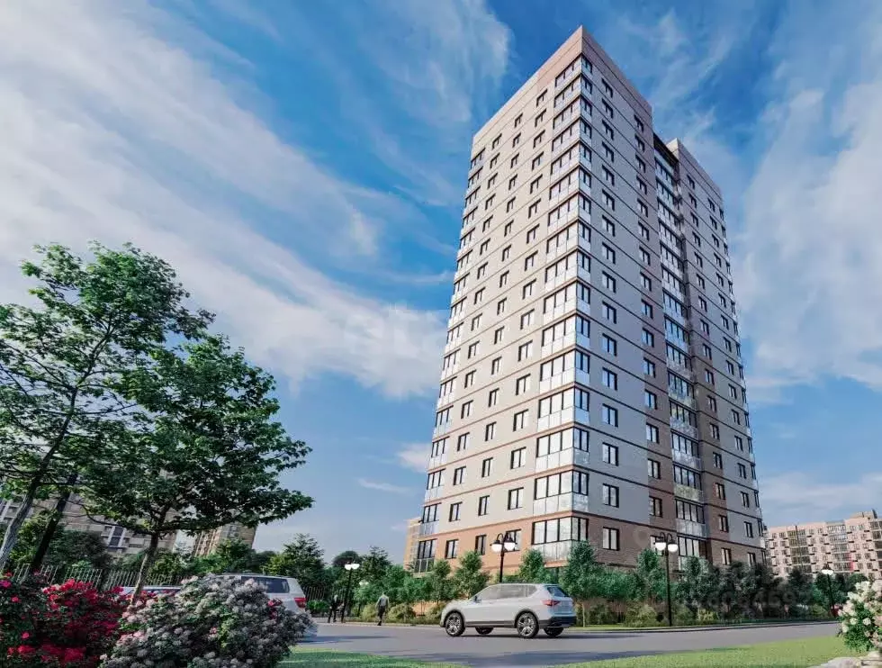 2-к кв. Калужская область, Калуга ул. Серафима Туликова, 4 (68.84 м) - Фото 2