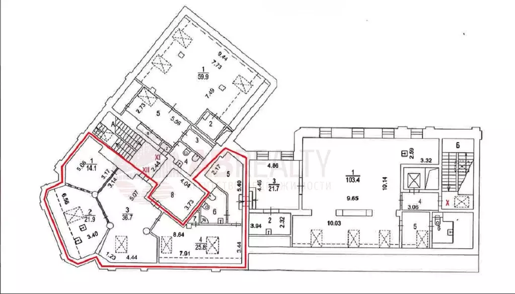 Офис в Москва ул. Большая Якиманка, 17/2С1 (136 м) - Фото 2