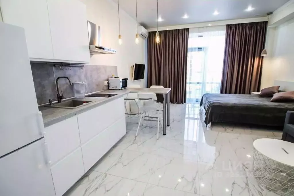 Студия Севастополь ул. Парковая, 7 (45.0 м) - Фото 1