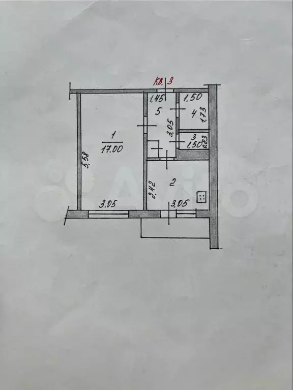 1-к. квартира, 35,4 м, 1/9 эт. - Фото 0