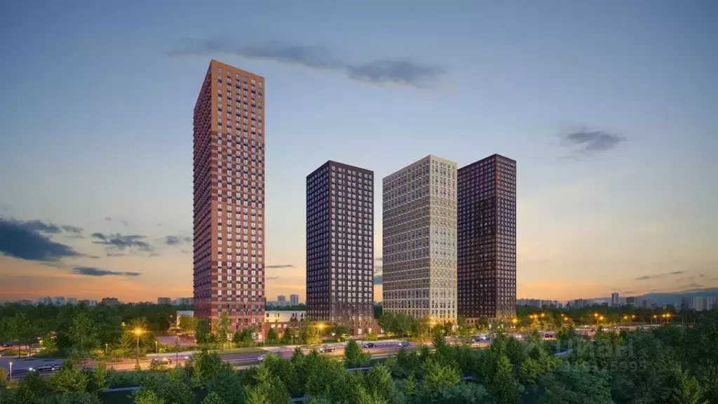 1-к кв. Москва Первый Дубровский жилой комплекс, 1.4 (32.11 м) - Фото 0