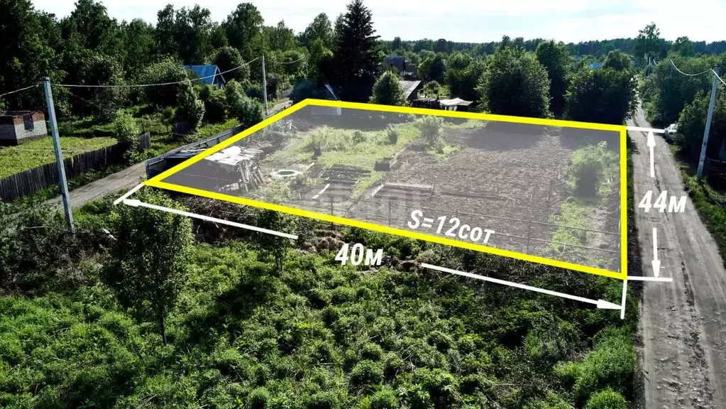 Участок в Томская область, Томск пос. Светлый, Бекон садовое ... - Фото 0