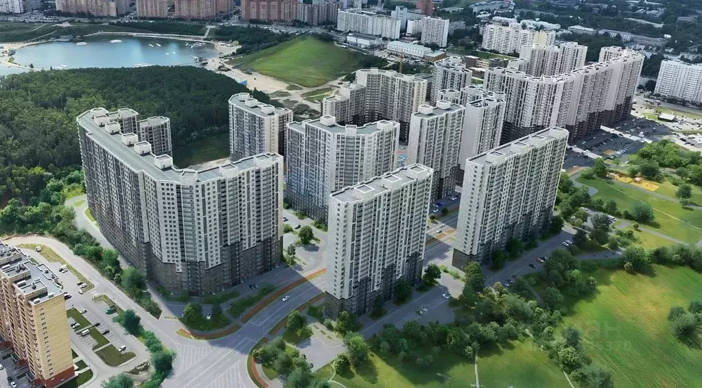 2-к кв. Московская область, Котельники Новые Котельники мкр, 17 (51.9 ... - Фото 1