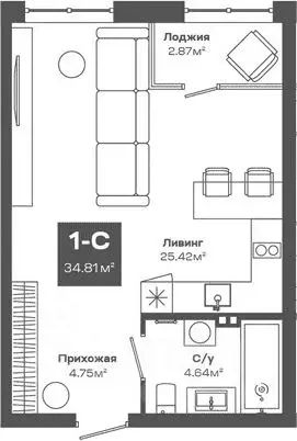Студия Новосибирская область, Новосибирский район, Краснообск рп ... - Фото 0