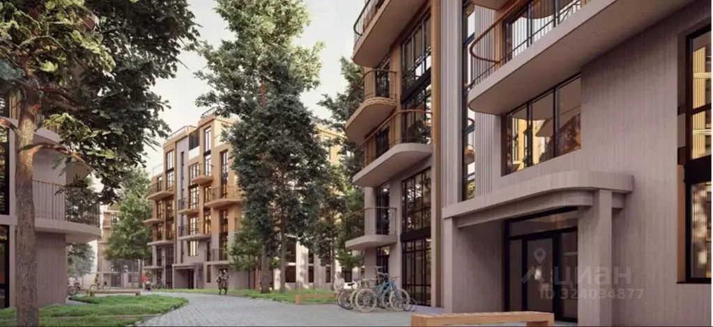 1-к кв. Калининградская область, Светлогорский городской округ, пос. ... - Фото 2