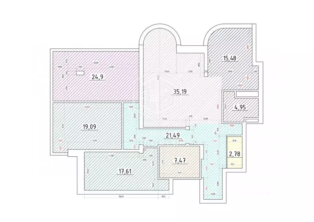 4-к кв. Москва Ленинский просп., 105к1 (149.0 м) - Фото 2