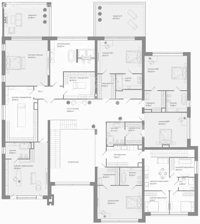 Дом в Одинцовский городской округ, КП Риита (2084 м) - Фото 1