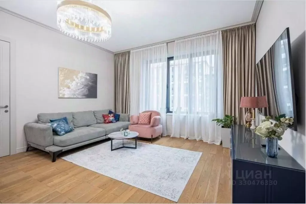 3-к кв. Москва Ленинградский просп., 29к1 (75.0 м) - Фото 1