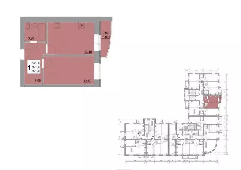 Продаётся 1-к квартира, 37.8 м - Фото 1