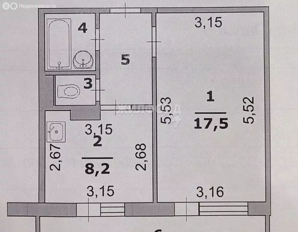 1-комнатная квартира: Белгород, бульвар Юности, 41 (34 м) - Фото 0