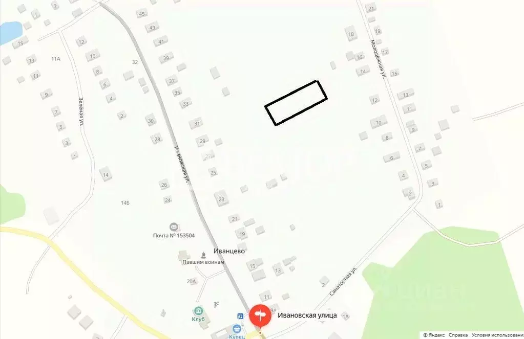 Участок в Ивановская область, Ивановский район, Беляницкое с/пос, д. ... - Фото 1