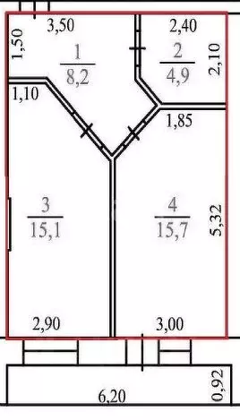 1-к кв. Ульяновская область, Ульяновск Красноармейская ул., 140 (43.9 ... - Фото 2